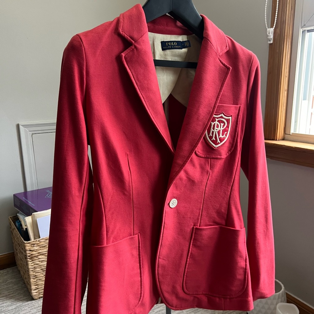 Classic Polo Ralph Lauren Dusty Red Blazer Medium size
